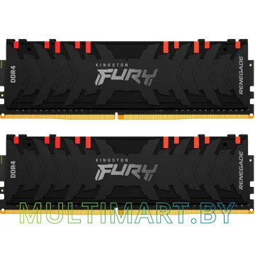Оперативная память Kingston FURY Renegade RGB 2x8GB DDR4 PC4-36800 (KF446C19RBAK2/16)